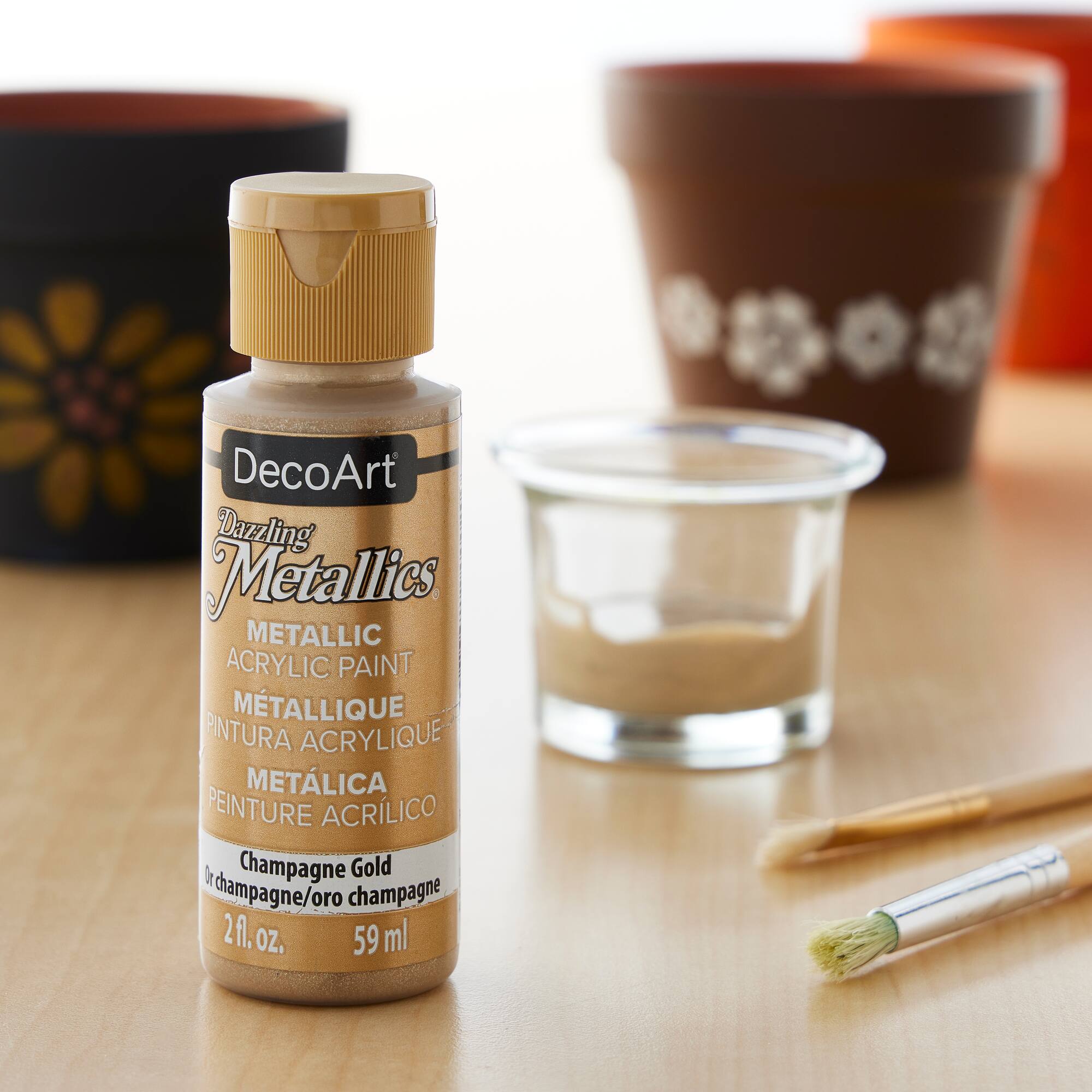 12 Pack: DecoArt® Dazzling Metallics® Acrylic Paint